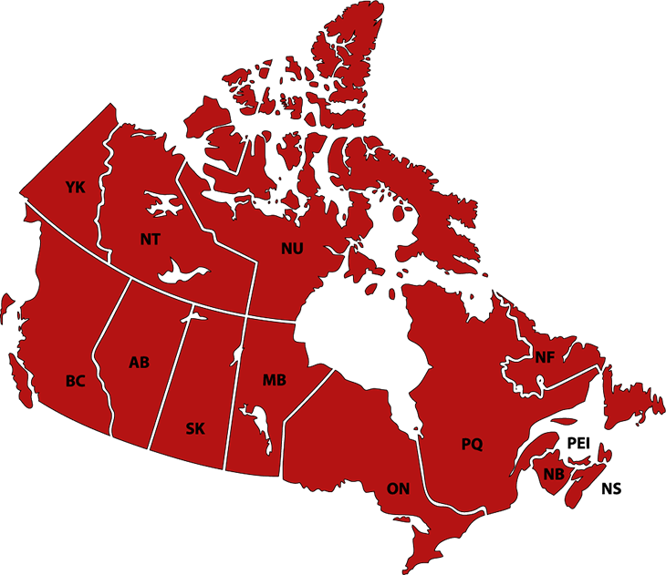 Map of Canada