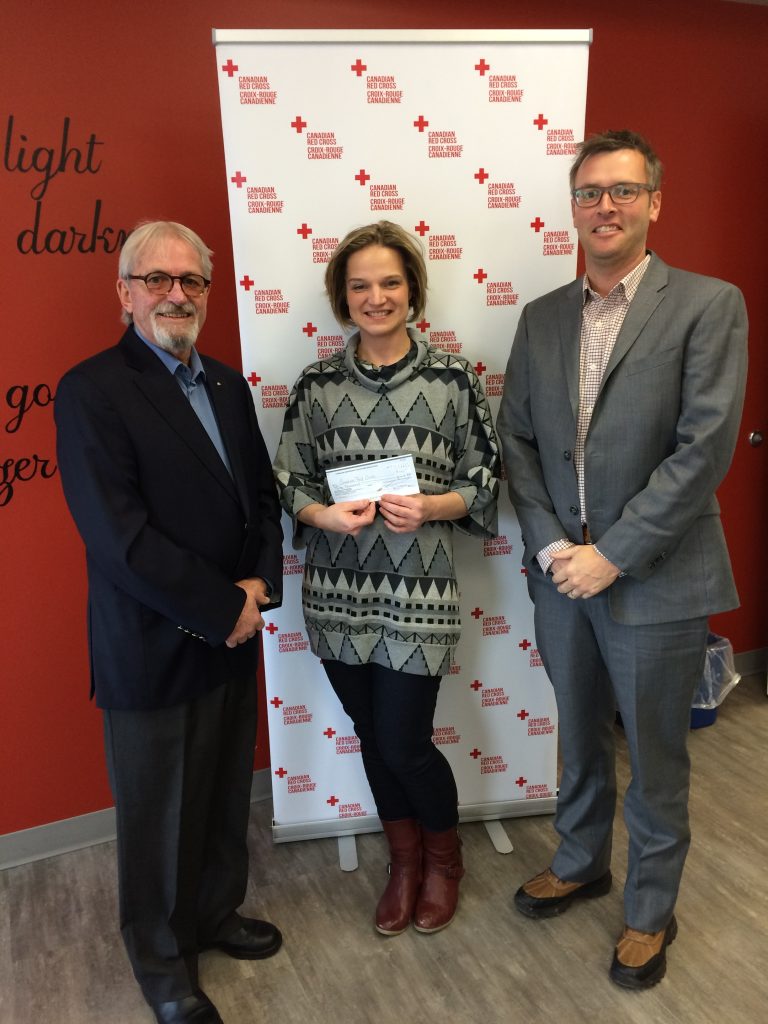 donation to the PEI Red Cross